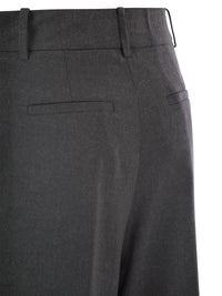 Herno Women Resort Trousers In Melange Fabric