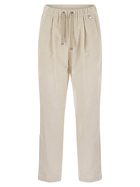 Herno Women Bright Corduroy Resort Trousers