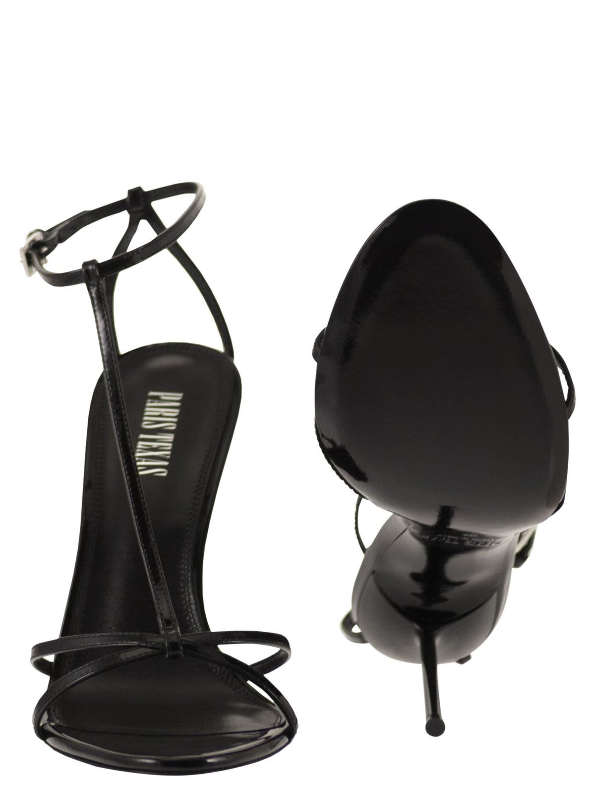 Paris Texas Women Lidia T-Strap Sandal - Patent Leather T-Strap Sandals