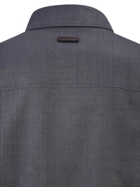 Peserico Men Lightweight Linen And Wool Blend Jacket With Patch Pockets