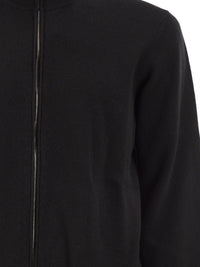 Peserico Men Virgin Wool And Cashmere Zip Cardigan