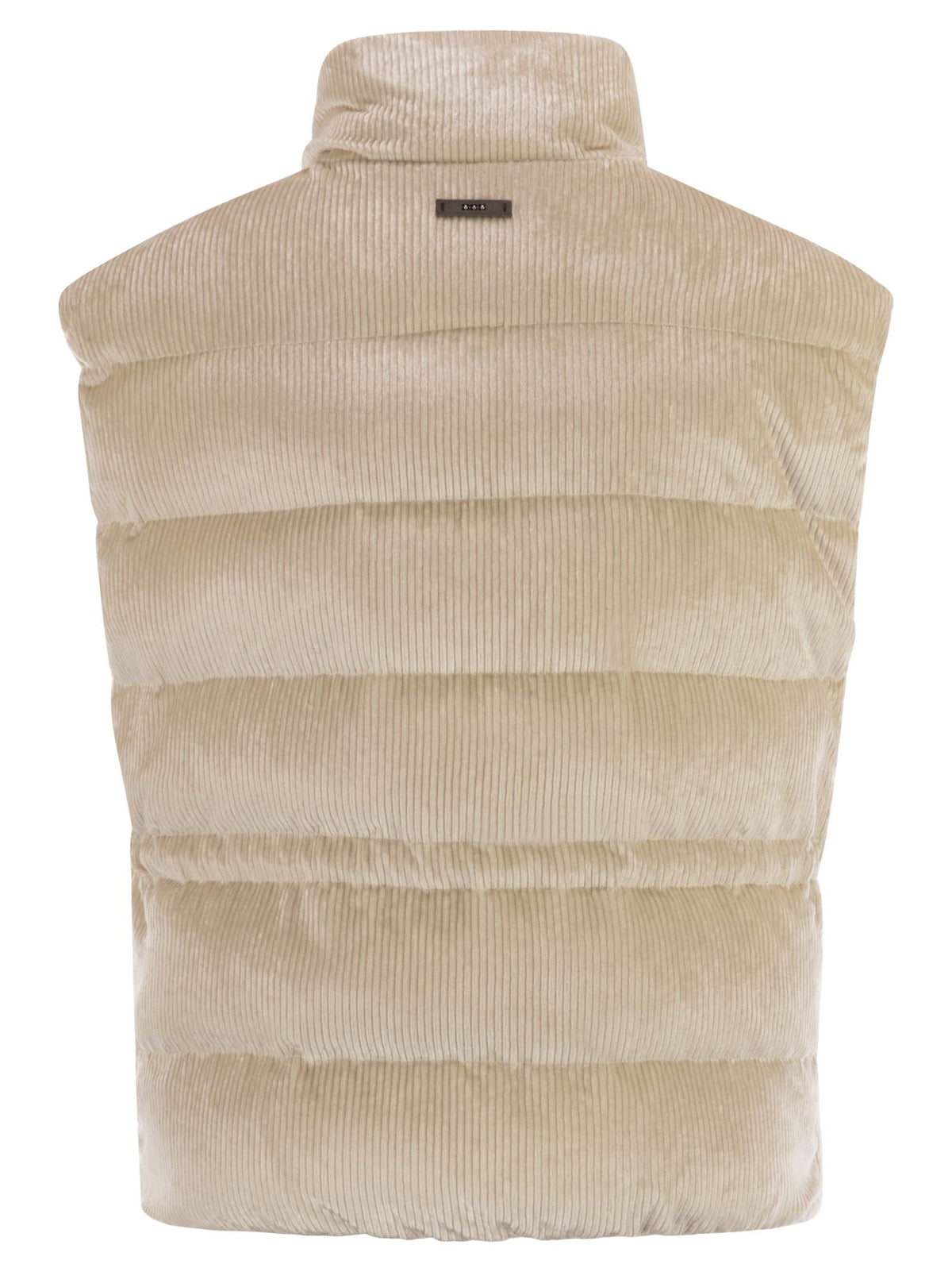 Peserico Women Down And Viscose Velvet Waistcoat
