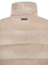 Peserico Women Down And Viscose Velvet Waistcoat