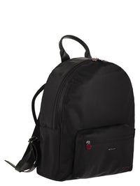 KITON Kiton Men Technical Nylon And Calfskin Backpack