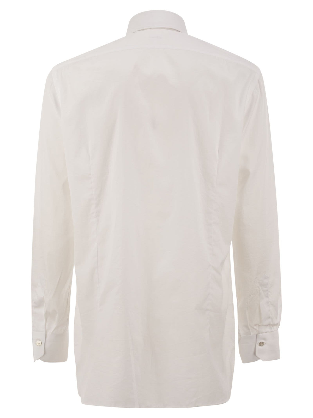 KITON Kiton Men Pure Cotton Shirt With Spread Collar