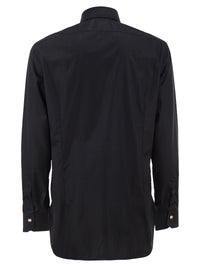 KITON Kiton Men Pure Cotton Shirt With Spread Collar