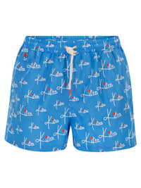 Kiton Men Short Patterned Swim Boxers