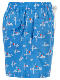 Kiton Men Short Patterned Swim Boxers