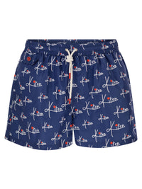 Kiton Men Short Patterned Swim Boxers