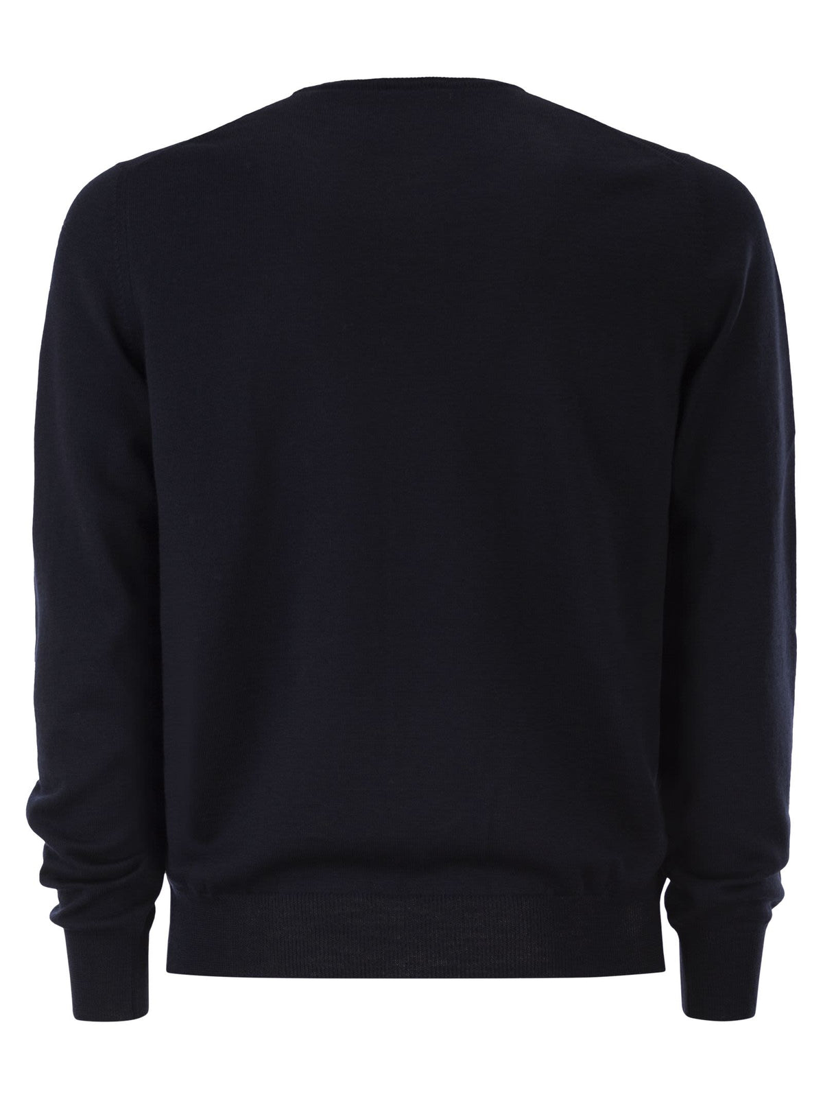 KITON Kiton Men Long-Sleeved Wool Crew Neck Jumper