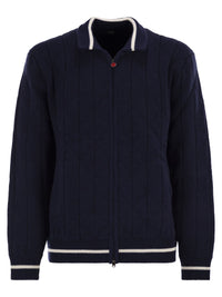 Kiton Men Cashmere Bomber Jacket