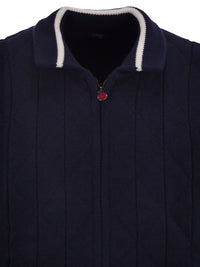 Kiton Men Cashmere Bomber Jacket