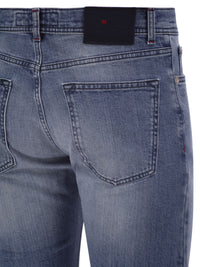 Kiton Men Five-Pocket Stretch Denim Jeans