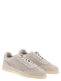 KITON Kiton Men Perforated Calfskin Sneakers
