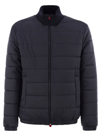 Kiton Men Technical Fabric Bomber Jacket