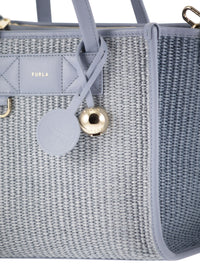 FURLA Furla Women Divide It S – Tote Bag In Leather And Woven Fabric