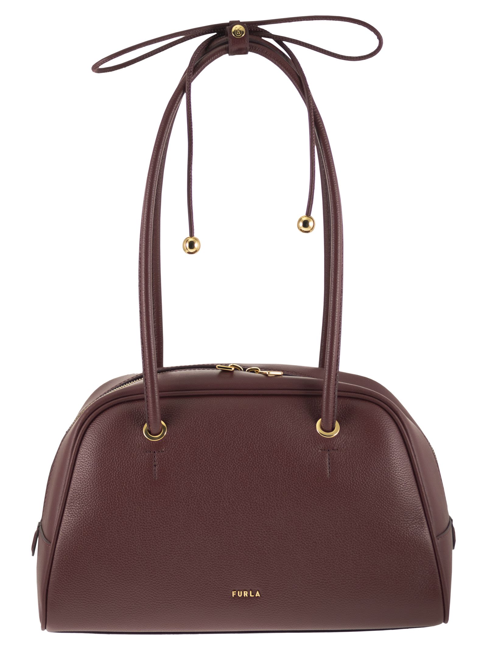 FURLA Furla Women Poppy M – Top Handle Bag In Grained Leather