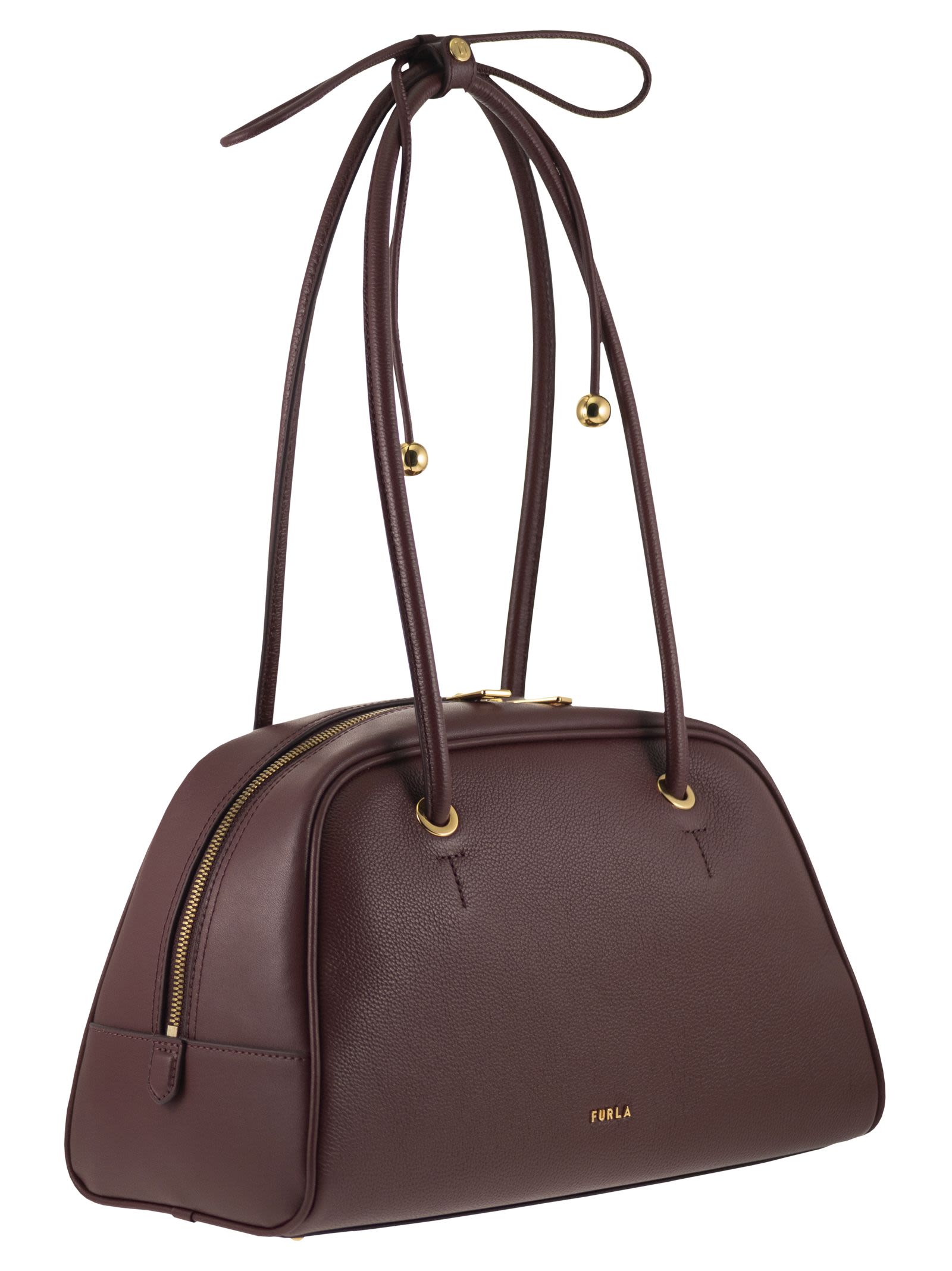 FURLA Furla Women Poppy M – Top Handle Bag In Grained Leather