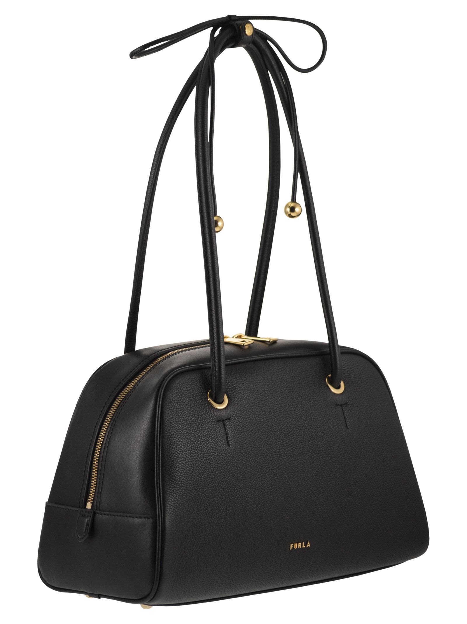 FURLA Furla Women Poppy M – Top Handle Bag In Grained Leather