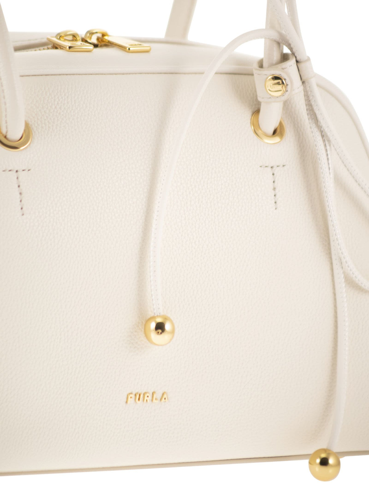 Furla Women Poppy M – Top Handle Bag In Grained Leather