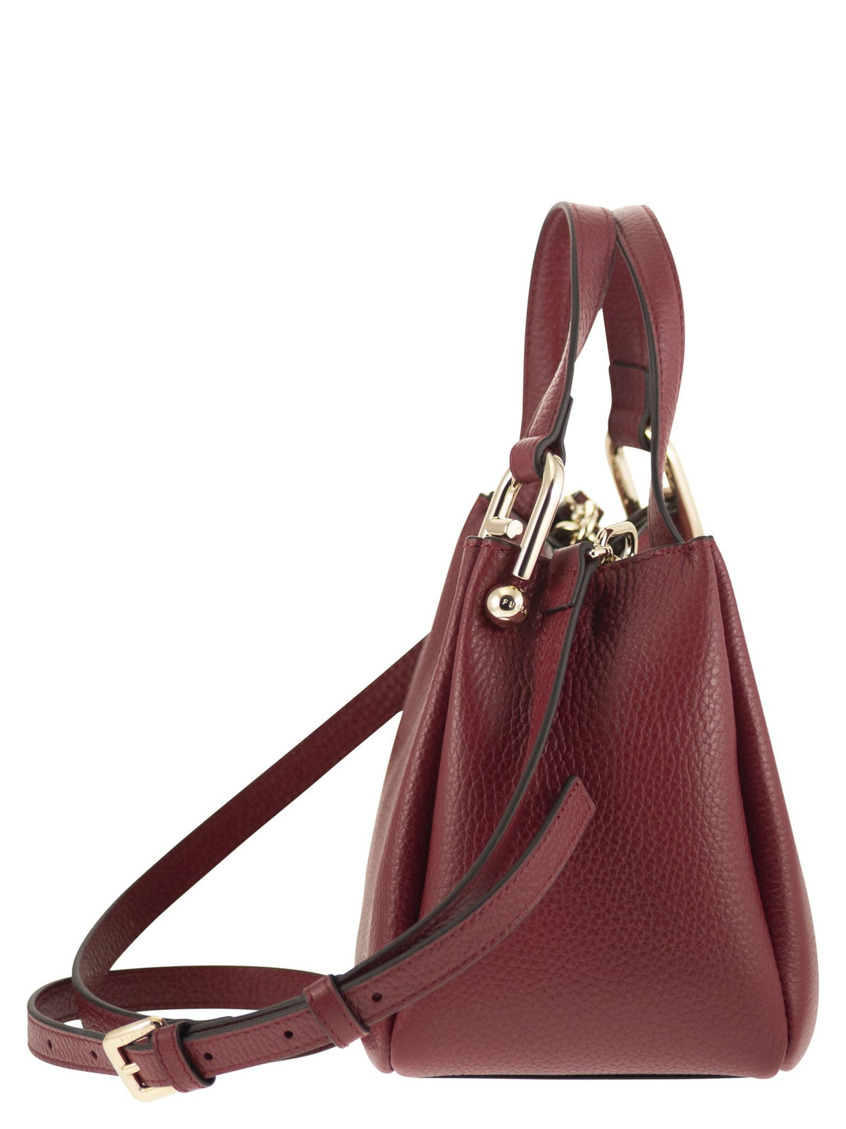 Furla Women Nuvola Mini – Top Handle Bag In Grained Leather