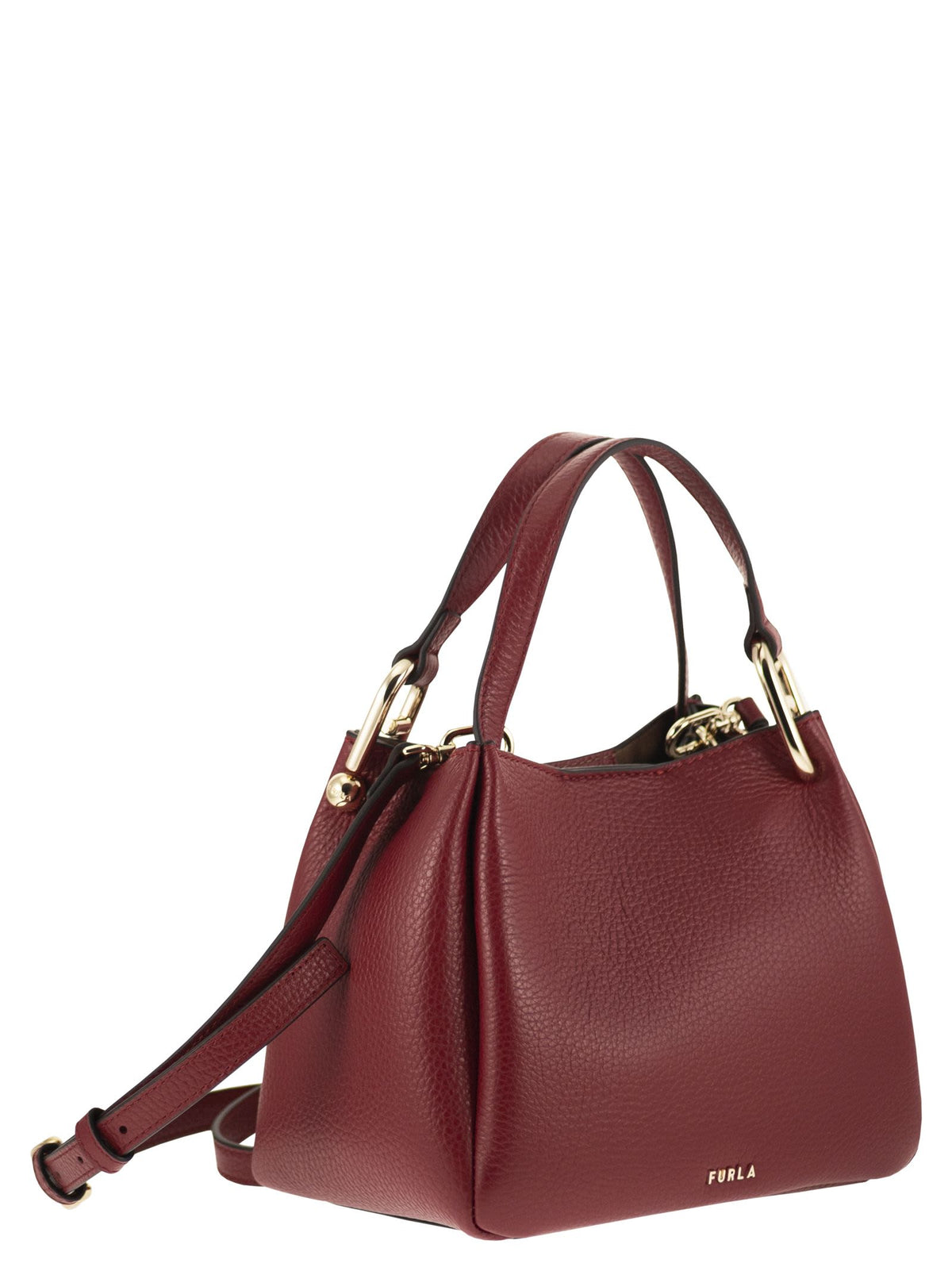 Furla Women Nuvola Mini – Top Handle Bag In Grained Leather