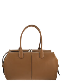 TOD'S Tod's Men Hammered Calfskin Leather Travel Bag