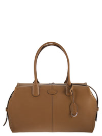 TOD'S Tod's Men Hammered Calfskin Leather Travel Bag