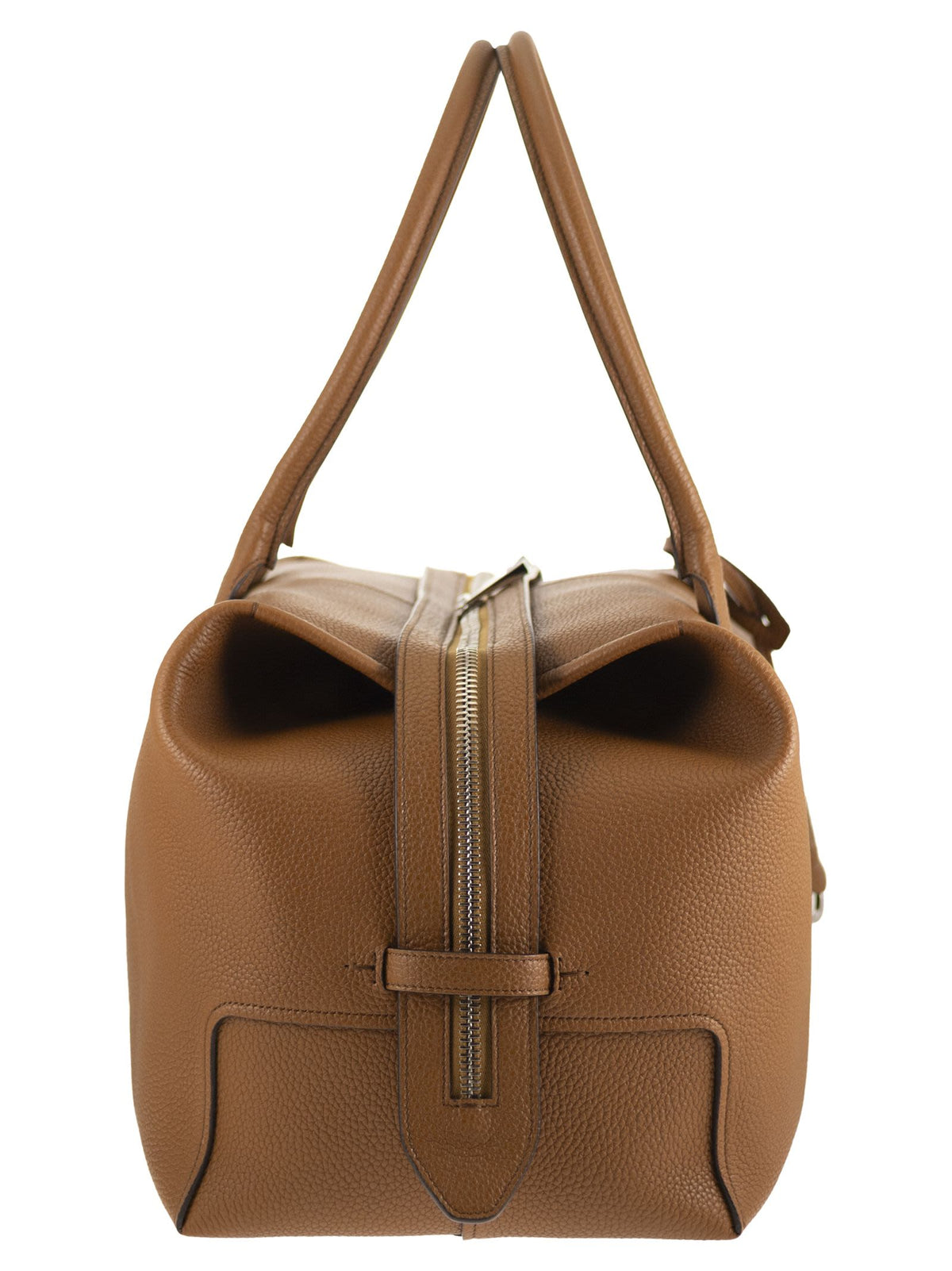 TOD'S Tod's Men Hammered Calfskin Leather Travel Bag