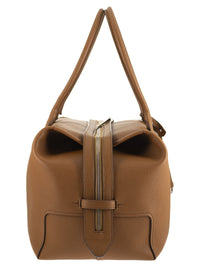 TOD'S Tod's Men Hammered Calfskin Leather Travel Bag