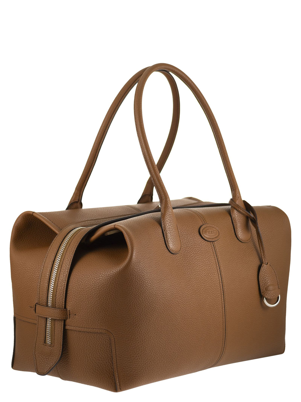TOD'S Tod's Men Hammered Calfskin Leather Travel Bag