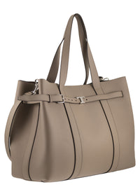 Tod's Men Tumbled Calfskin Leather Tote Bag