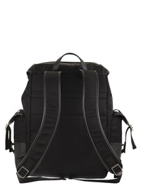 TOD'S Tod's Men Medium Fabric And Leather Backpack