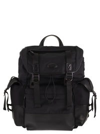 TOD'S Tod's Men Nylon And Cotton Blend Backpack With Nappa Leather Details