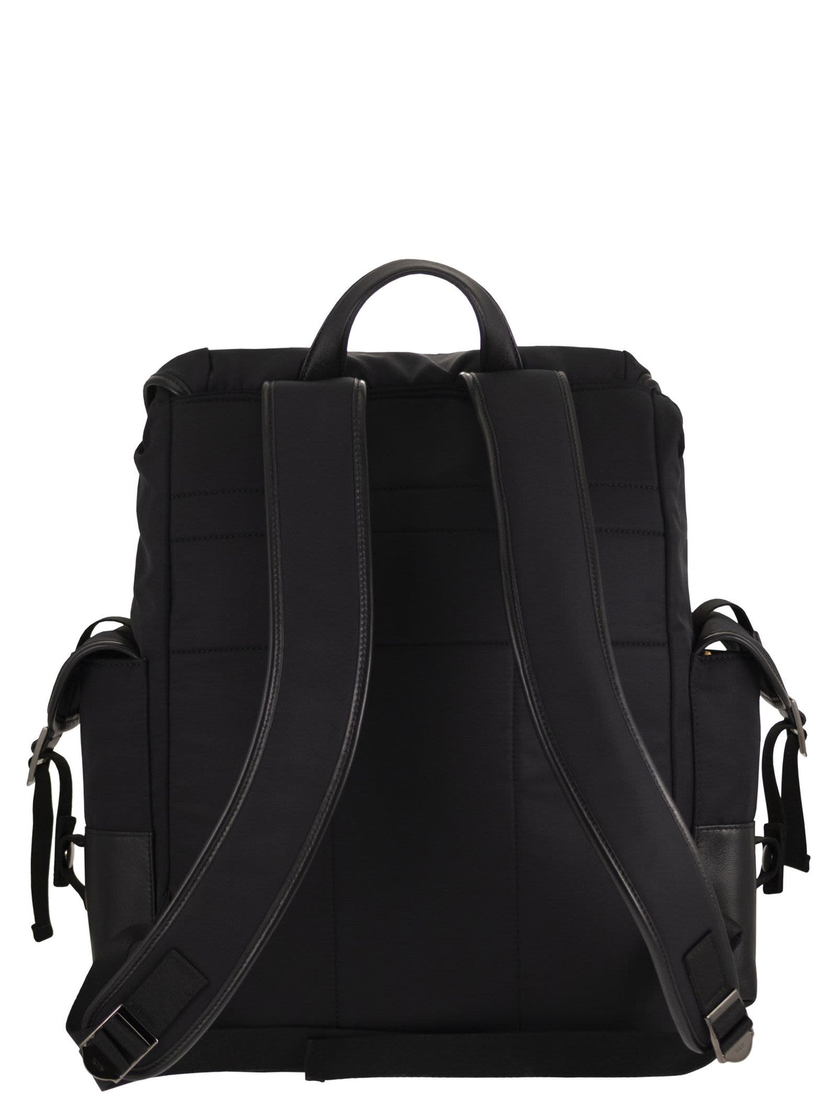 TOD'S Tod's Men Nylon And Cotton Blend Backpack With Nappa Leather Details