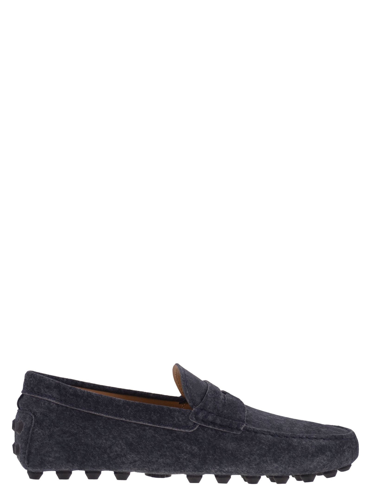 Tod's Men Gommino Bubble Sole In Suede Leather