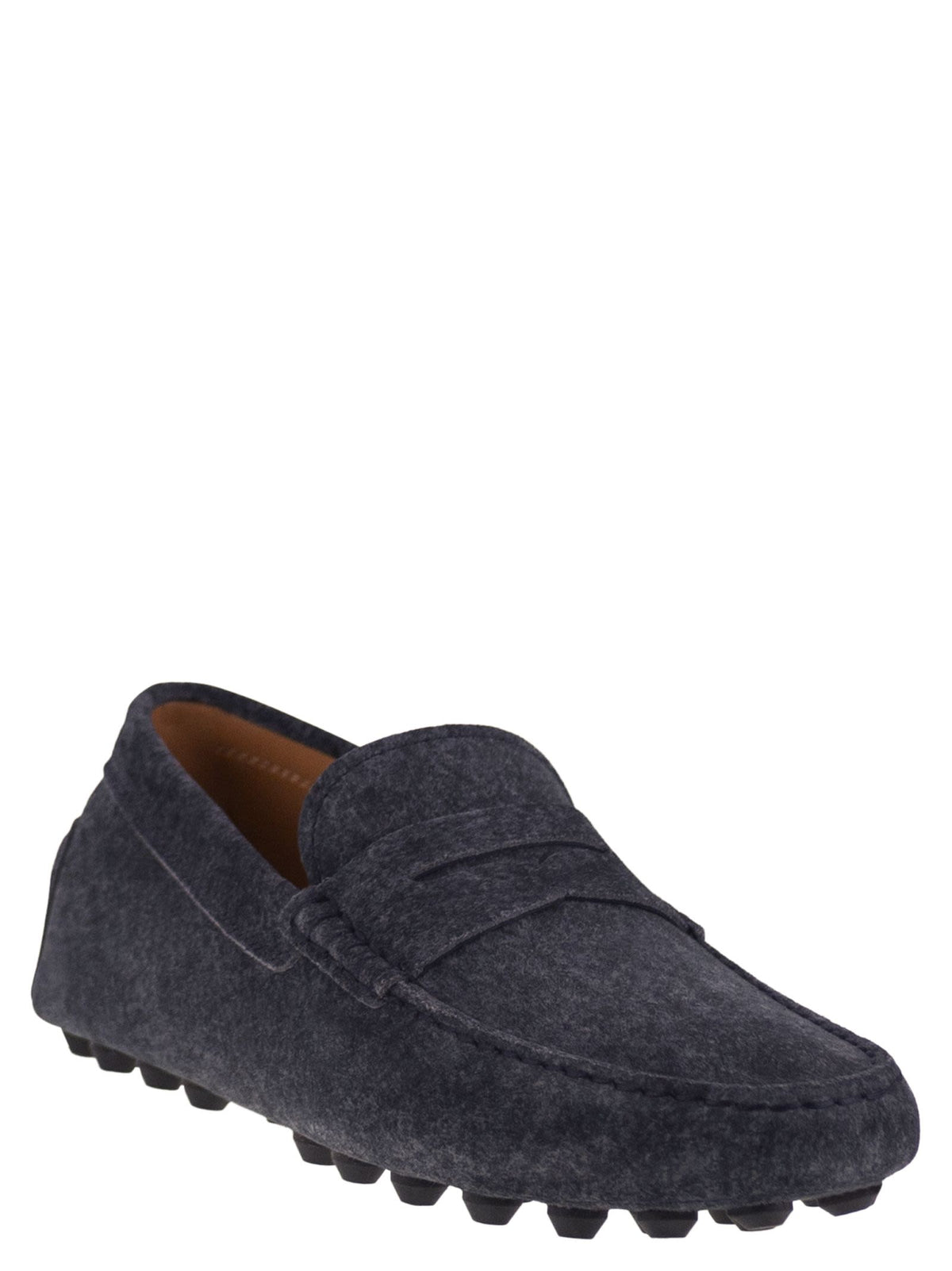 Tod's Men Gommino Bubble Sole In Suede Leather