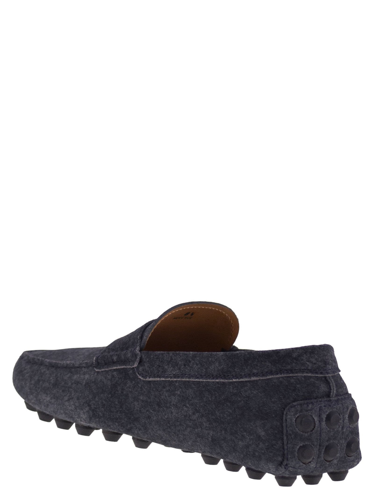 Tod's Men Gommino Bubble Sole In Suede Leather
