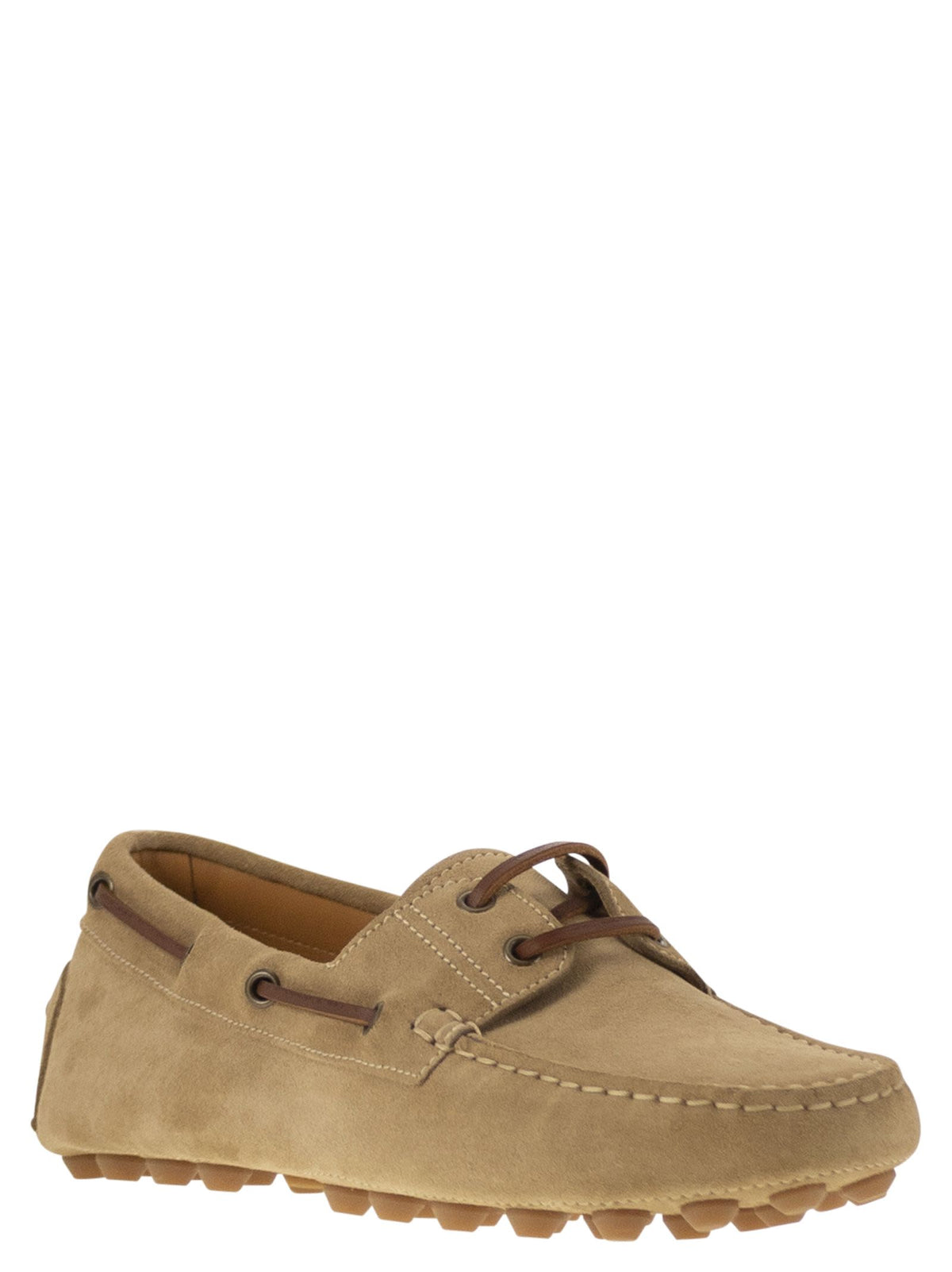 TOD'S Tod's Men Rubber Bubble Suede Boat