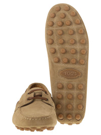 TOD'S Tod's Men Rubber Bubble Suede Boat