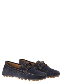 TOD'S Tod's Men Rubber Bubble Suede Boat