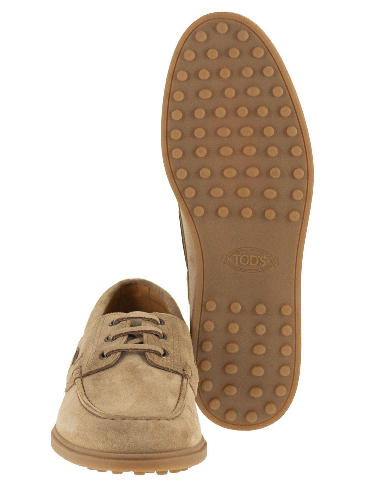 TOD'S Tod's Men Suede Boat Shoe