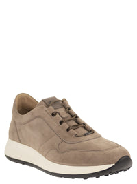 Tod's Men Goatskin Suede Sneakers