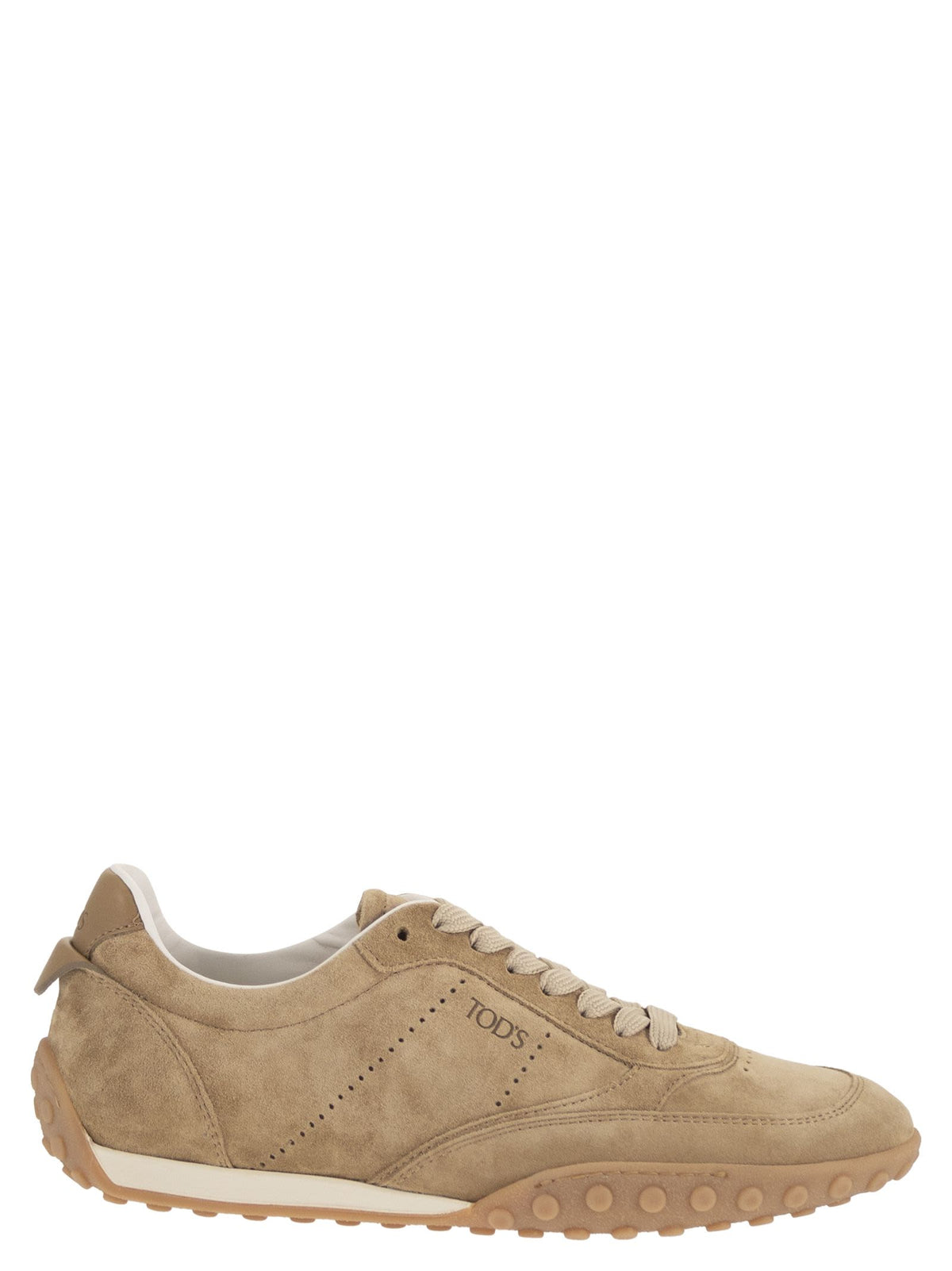 Tod's Women Calfskin Suede And Smooth Leather Sneakers
