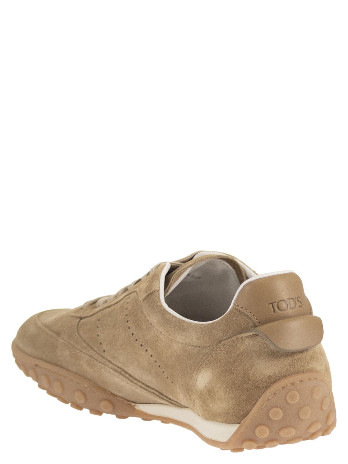 Tod's Women Calfskin Suede And Smooth Leather Sneakers