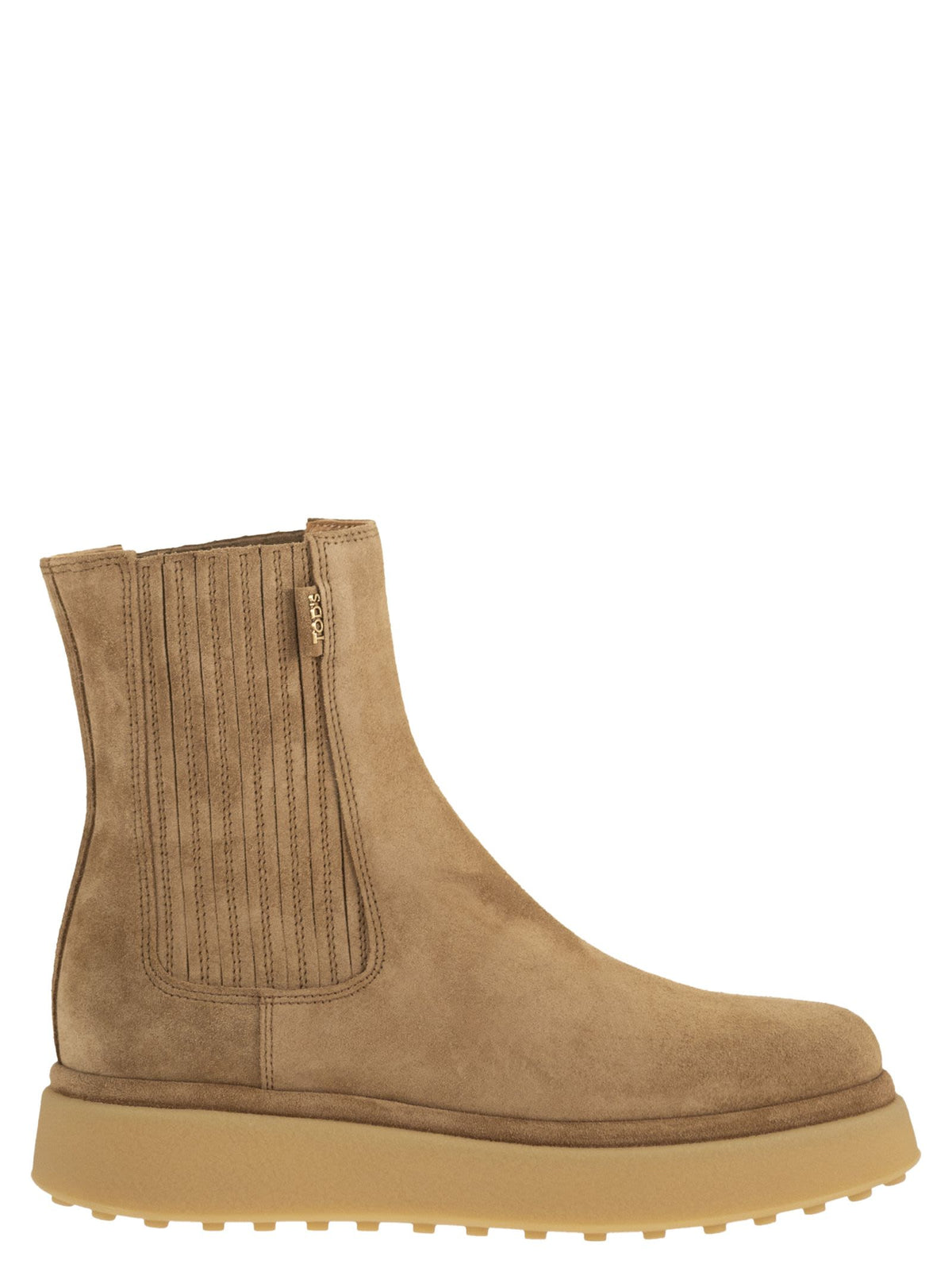 Tod's Women Suede Chelsea Boots With Tpu Sole