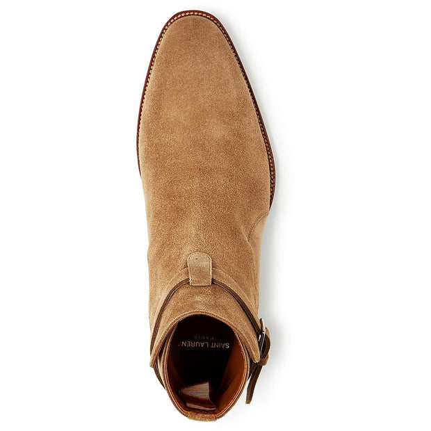 Mens Suede Dressy Ankle Boots