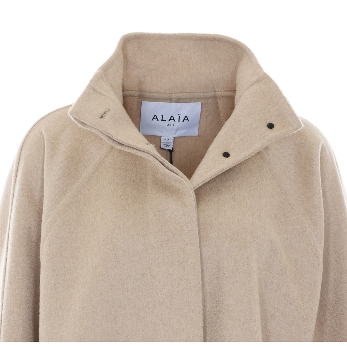 Alaia Women Asymmetrical Double Face Coat