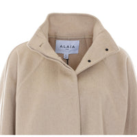 Alaia Women Asymmetrical Double Face Coat