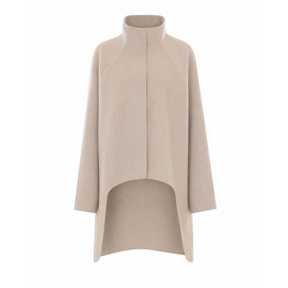 Alaia Women Asymmetrical Double Face Coat